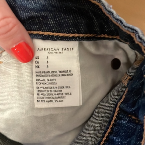 AE HIGH-WAISTED DENIM TOMGIRL
MIDI SHORT - Picture 5 of 6